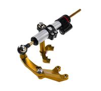 steering damper Compatible With ER6N 2013 2014 2015 2016 Motorcycle Stabilizer Steering Damper Linear Bracket Mount Accessories Adjustable Universal Kit