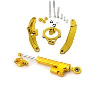 steering damper Compatible With For FZ1 2006-2015 2007 2008 Fiber Carbon Steering Damper Stabilizer Linear Mounting Support Bracket Kit