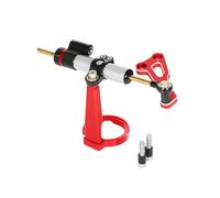 Steering Damper Motorcycle CNC Steering Damper Stabilizer & Mounting Bracket Grip Fit For Honda MONKEY 125 2018-2024(Red)