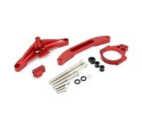 Steering Damper Stabiliser Stabilizer For FZ1 1000 For Fazer 1000 2006-2015 Motorcycle Steering Damper Stabilizer Linear Mount Mounting Bracket Holder Support Kit Control Dampers(RED)