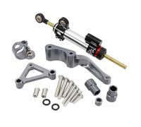 Steering Damper Stabiliser Stabilizer Motorcycle Steering Damper Stabilizer For Ducati Monster 696 796 795 2008- Mount Mounting Bracket Support Kit Control Dampers(Color 7)