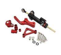 Steering Damper Stabiliser Stabilizer Motorcycle Steering Damper Stabilizer For Ducati Monster 696 796 795 2008- Mount Mounting Bracket Support Kit Control Dampers(Color 1)