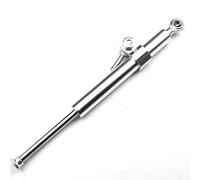Steering Damper Stabilizer 4 Colors Universal 330MM Shock Absorber Direction Damper Motorcycle Stabilizer Steering Damper Aluminum Alloy Steering Stabilizer(Silver)