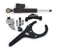 Steering Damper Stabilizer Bracket Support Kit For Suzuki GSXS GSX-S 1000/F GSXS1000 GSX-S1000 F 2016 2017 2018 2019 2020-2024 Anti-shake device(Damper n Bracket 3)