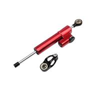 Steering Damper Universal Steering Stabilize Damper Bracket Mount Motorcycle 256mm Fit For YAMAHA MT09 MT FZ09 2013-2020(Red)