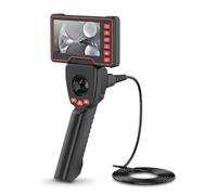 Steering Endoscope 3.9/6.0mm 4 Way 720° 5 Inch HD Screen Wire Length 1/2/3m For Engine Sewer Inspection Industrial Clear Precision(300cm,6mm)
