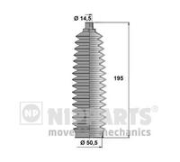 Steering gear rack boot N2842034 NIPPARTS for TOYOTA HILUX VI Pickup