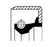 Steering gear seal NBR (nitrile butadiene rubber) 19016631B CORTECO