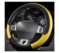 Steering Hood 15inch Faux Leather Car Steering Wheel Cover Car Interior Accessories For Talisman For Twingo For Kaptur Wheel Cover(Yellow)