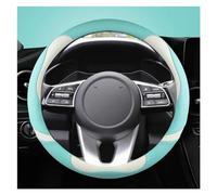 Steering Hood 38CM 15" Leather Car Steering Wheel Cover For Kia For Ceed For Sorento For Cerato K2 K3 K4 K5 KX3 KX5 2022 Wheel Cover(Blue)