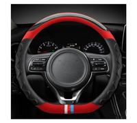 Steering Hood Car Steering Wheel Cover 38CM D Shape Car Interior Accessories For Kia For Ceed GT 2018 2019 For Stinger 2018-2022 Wheel Cover(Red)