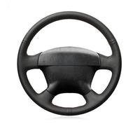 Steering Hood DIY Micro Fiber Leather Car Steering Wheel Cover For Civic 2000-2005 For Civic Hybrid 2003 For Stream 2001 Wheel Cover(Red Blue Thread)