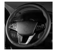 Steering Hood DIY Non-slip Breathable Microfiber Leather Car Steering Wheel Cover For Hyundai For Mistra 2013 2014 Car Accessories Wheel Cover(Black thread)