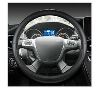 Steering Hood For Kuga For Escape 2013-2016 Microfiber Leather Car Steering Wheel Cover Auto Interior Accessories Wheel Cover(Black)