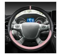 Steering Hood For Kuga For Escape 2013-2016 Microfiber Leather Car Steering Wheel Cover Auto Interior Accessories Wheel Cover(PINK)