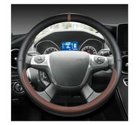 Steering Hood For Kuga For Escape 2013-2016 Microfiber Leather Car Steering Wheel Cover Auto Interior Accessories Wheel Cover(Coffee)