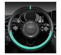 Steering Hood Microfiber Leather Car Steering Wheel Cover Auto Interior Accessories For MINI For Clubman For Countryman For Clubvan Wheel Cover(GREEN)