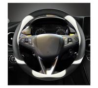Steering Hood O Shape D Shape 38CM Car Steering Wheel Cover Auto Accessories For Opel For Grandland X For Insignia 2017-2022 Wheel Cover(Black O Shape)