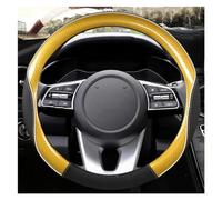 Steering Hood O Shape D Shape 38CM Car Steering Wheel Cover For Kia For Rio 2 3 4 For X-Line K2 K3 K4 K5 KX1 KX3 KX5 Wheel Cover(GOLD O SHAPE)