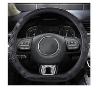 Steering Hood O Shape D Shape 38CM PU Leather Car Steering Wheel Cover For MG All Models ZS HS GS EHS EZS GT EV RX5 Auto Accessories Wheel Cover(3 D Shape)