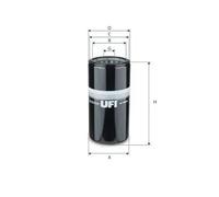Steering hydraulics filter 80.138.00 UFI