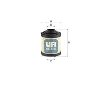 UFI 83.065.00 Filter, operating hydraulics