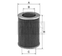 Steering hydraulics filter HD 1258/2 MANN-FILTER
