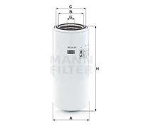 Steering hydraulics filter WD 14 004 MANN-FILTER