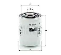 Steering hydraulics filter WD 8001 MANN-FILTER