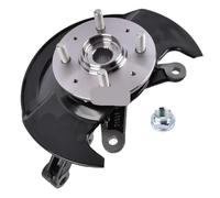 Steering Knuckle And Wheel Hub Bearing Assembly Front Right Passenger Side Compatible With 2003 2005 Civic L4 1 7L Fits AP03 Model