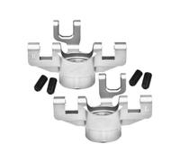 Steering knuckle For Arrma For Mojave 4S For Blx Gpm 1/8 Aluminum 7075 Front Steering Block Remote Control Car For Desert Truck Accessories(Silver)