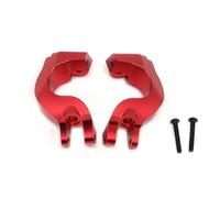 Steering knuckle For Arrma For Senton For Vorteks 1/10 Metal Upgrade Front Rear For Swing Arm CVD Axle Mount Hex Adapter Gearbox RC Car(Red,Block C)