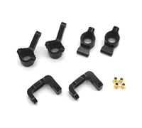 Steering knuckle For LC PTG-2 Ptg-2r 1/10 Metal Upgrade Steering Cup C Rear Wheel For Seat Remote Control Car For Racing Repair Modify Parts(Black)