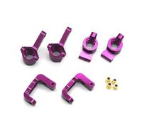 Steering knuckle For LC PTG-2 Ptg-2r 1/10 Metal Upgrade Steering Cup C Rear Wheel For Seat Remote Control Car For Racing Repair Modify Parts(Purple)