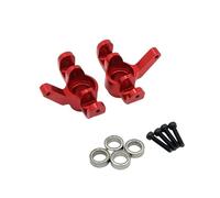 Steering knuckle For MJX 14207 14208 1/14 Metal Upgrade Front Steering Cup Bearing Remote Control Car Parts Accessories(Red)