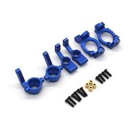 Steering knuckle For ZD DBX-10 10427S 9106S 1/10 Metal Upgrade Steering Cup C Rear Wheel For Seat 3 Piece Set Remote Control Car For Racing Parts(Blue)