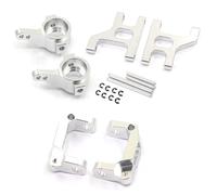 Steering Knuckle Models For Tamiya CC01 1/10 A45F-Metal Front Steering Cup C Hub Carrier Suspension Arm Set RC Crawler Car Upgrade Parts(Yellow)