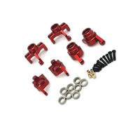 Steering Knuckle Models For WLtoys 144016 144018 1/14 Metal Upgrade Rear C- For Seat Steering Cup Kit Rc Model Crawler Car Truck Parts(Red)