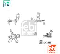 Wheel Suspension Steering Knuckle Right Front Fits Audi A3 FEBI BILSTEIN 1002625