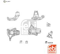Wheel Suspension Steering Knuckle Right Front Fits Audi A3 FEBI BILSTEIN 1002628