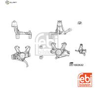 STEERING KNUCKLE WHEEL SUSPENSION 1002632 FOR SKODA OCTAVIA/III/Combi VW 1.0L