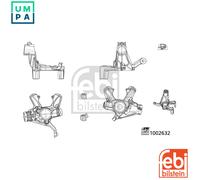 STEERING KNUCKLE WHEEL SUSPENSION 1002632 FOR SKODA OCTAVIA/III/Combi VW 1.0L