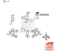 STEERING KNUCKLE WHEEL SUSPENSION 1002636 FOR SKODA OCTAVIA/Van/Combi VW 2.0L A3