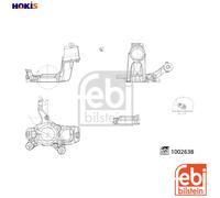 STEERING KNUCKLE WHEEL SUSPENSION 1002638 FOR SKODA VW GOLF/VI/Convertible 2.0L