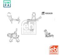 Wheel Suspension Steering Knuckle Left Front Fits Audi A3 FEBI BILSTEIN 1002639