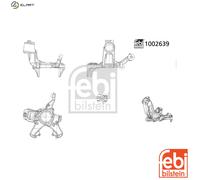 Wheel Suspension Steering Knuckle Left Front Fits Audi A3 FEBI BILSTEIN 1002639