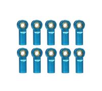Steering Linkage Rod For Axial For SCX10 D90 D110 For Tamiya CC01 1/10 rc cars Crawler 10Pcs Metal M3 Link Tie Rod End Ball Joint Upgrade Parts(Blue)