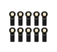 Steering Linkage Rod For Axial For SCX10 D90 D110 For Tamiya CC01 1/10 rc cars Crawler Upgrade Parts 10Pcs Metal M3 Link Tie Rod End Ball Joint(Black)