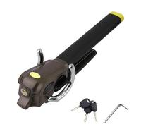Steering Lock Heavy Duty Steering Wheel Lock Anti-Theft T-Bar Immobilizer with Maximum Security Protection for Cars & Vehicles