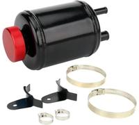 Steering Oil Tank Steering Tank Oil Catch Can Automobile for Modification Fluid Reservoir Tank With Clamps Oil Tank for power steering
